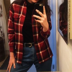 Red Plaid Ralph Lauren Wool Jacket